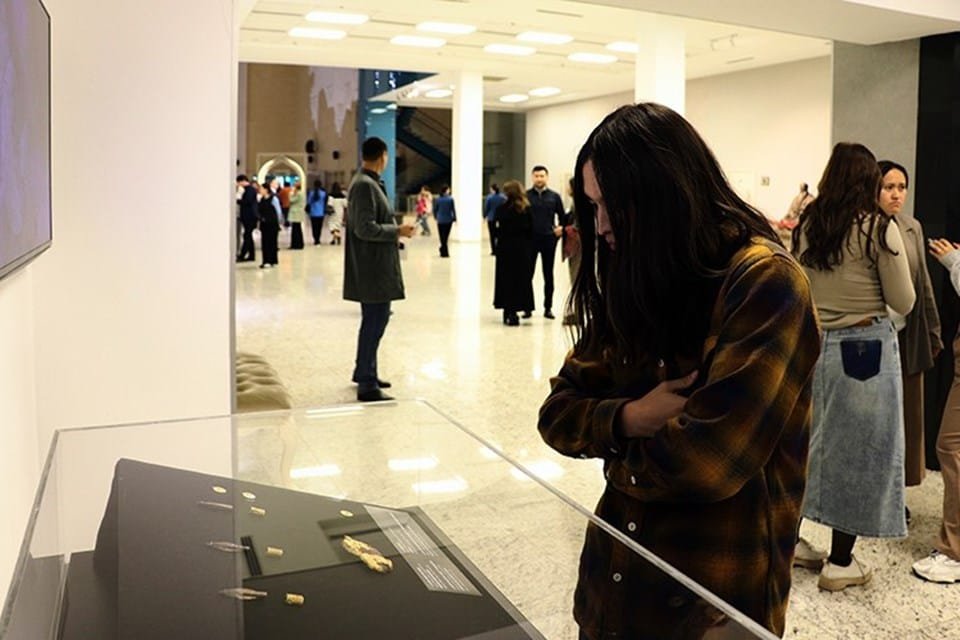 Astana'daki Kazakistan Milli Müzesi'nde Altın Hazineleri Sergisi