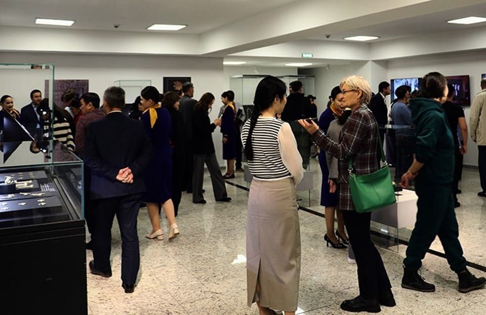 Astana'daki Kazakistan Milli Müzesi'nde Altın Hazineleri Sergisi