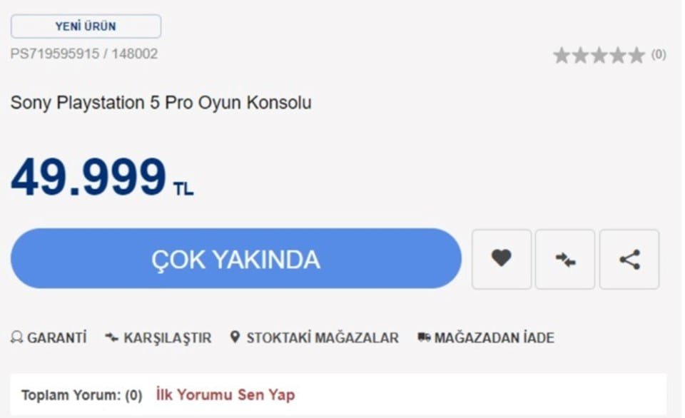 Türkiye'deki Fiyatı Hakkında Bilgiler